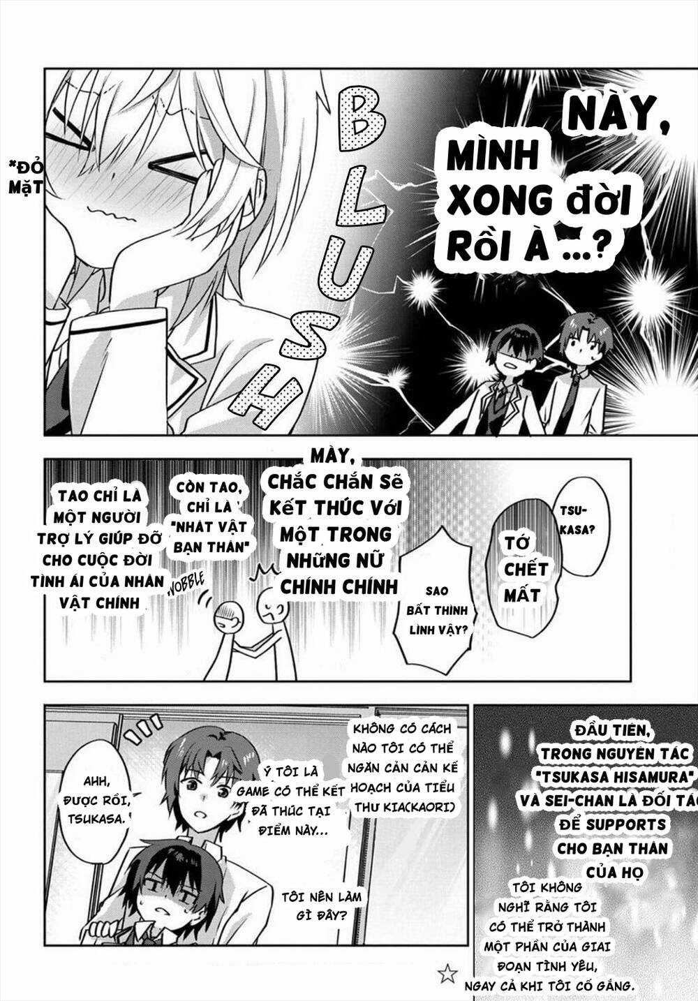 Since I’ve Entered the World of Romantic Comedy Manga, I’ll Do My Best to Make the Losing Heroine Happy. Chapter 3.2 trang 1