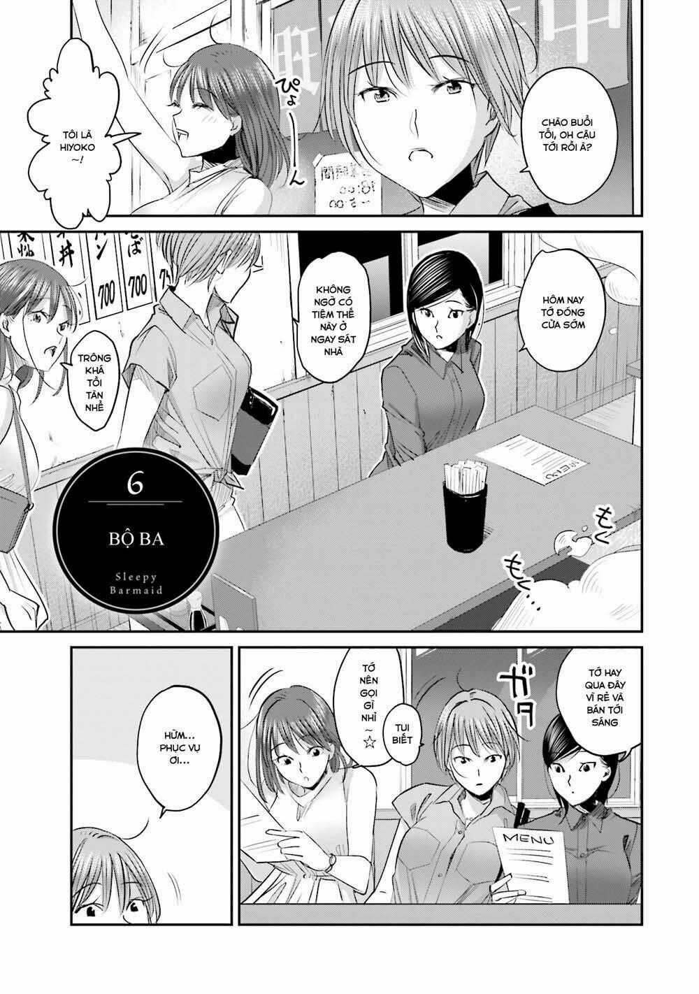 Sleepy Barmaid Chapter 6 trang 1