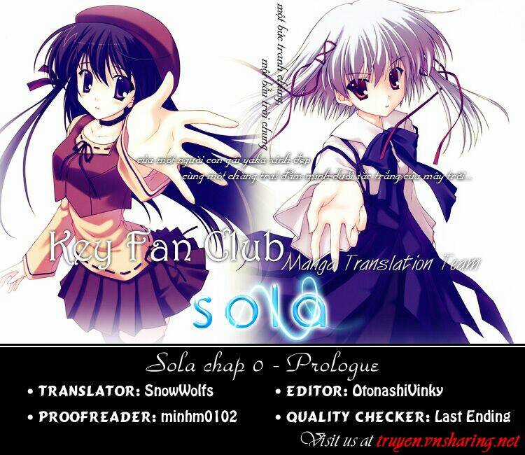 Sola Chapter 0 trang 0