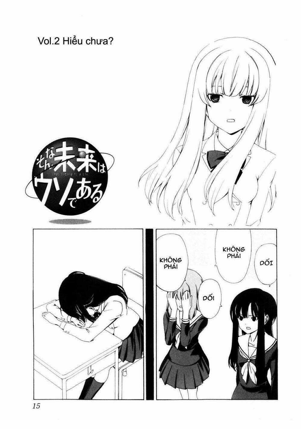 Sonna Mirai Wa Uso De Aru Chapter 2 trang 1