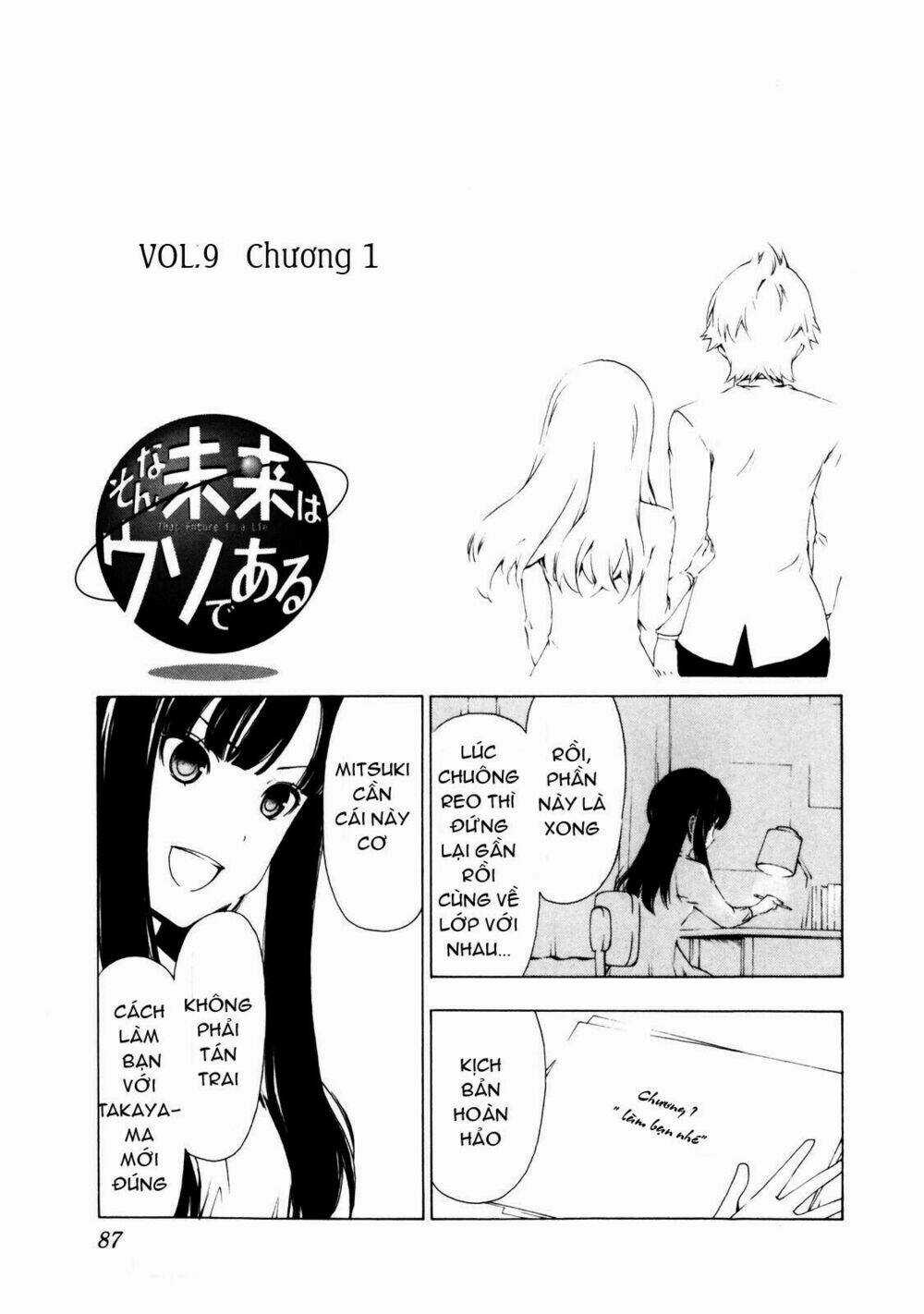 Sonna Mirai Wa Uso De Aru Chapter 9 trang 1