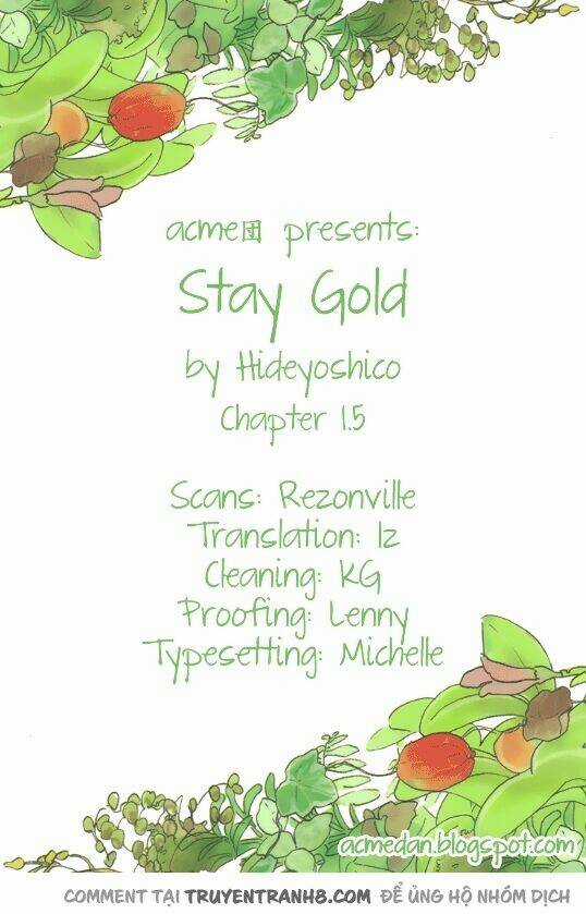 Stay Gold Chapter 1.5 trang 1