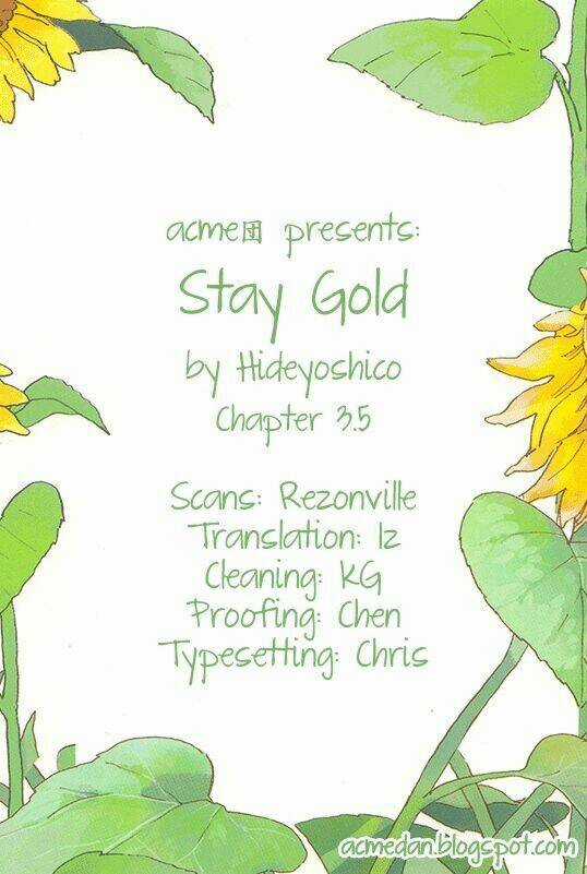 Stay Gold Chapter 3.5 trang 1