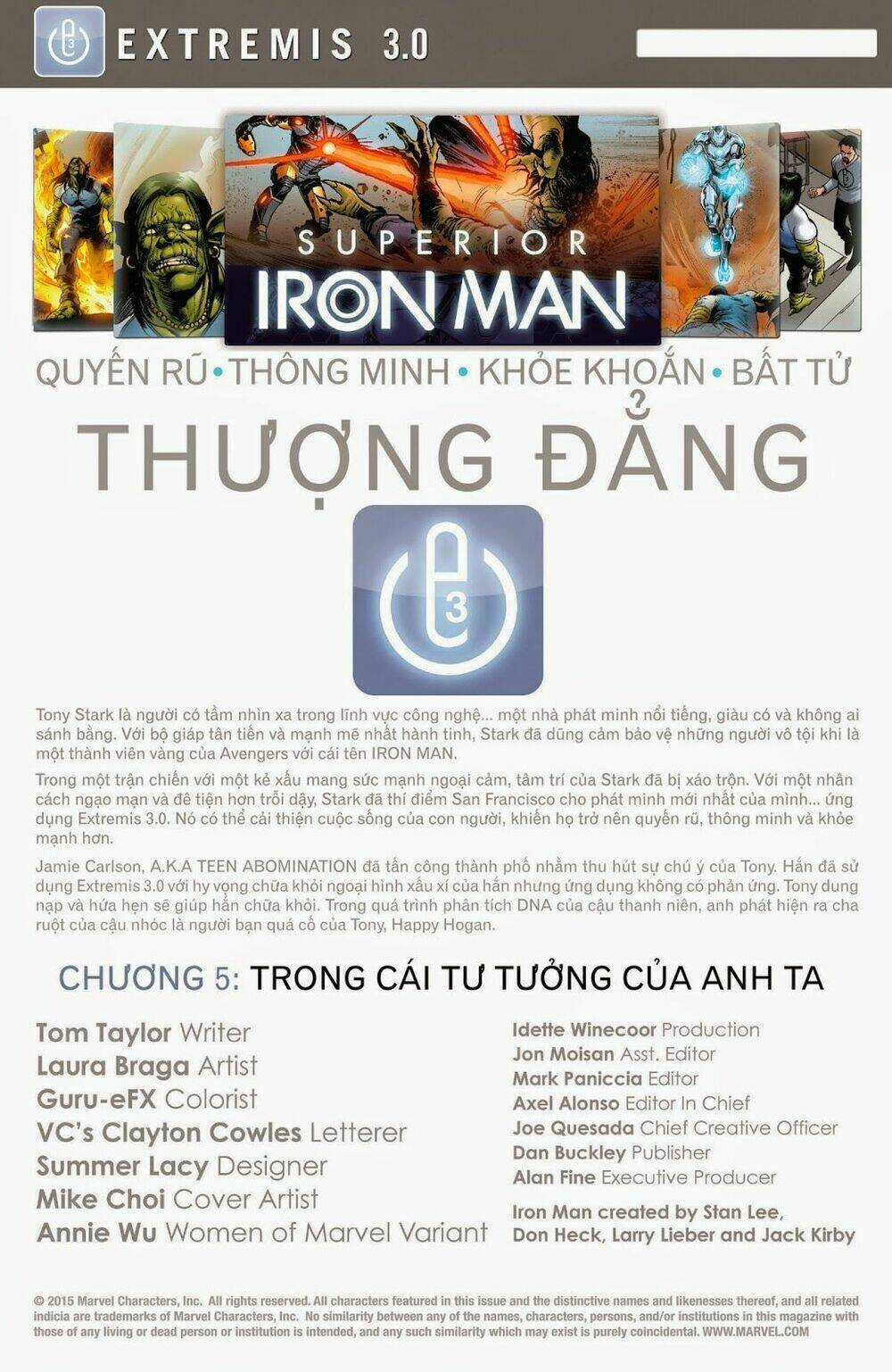 Superior Iron Man Chapter 6 trang 1