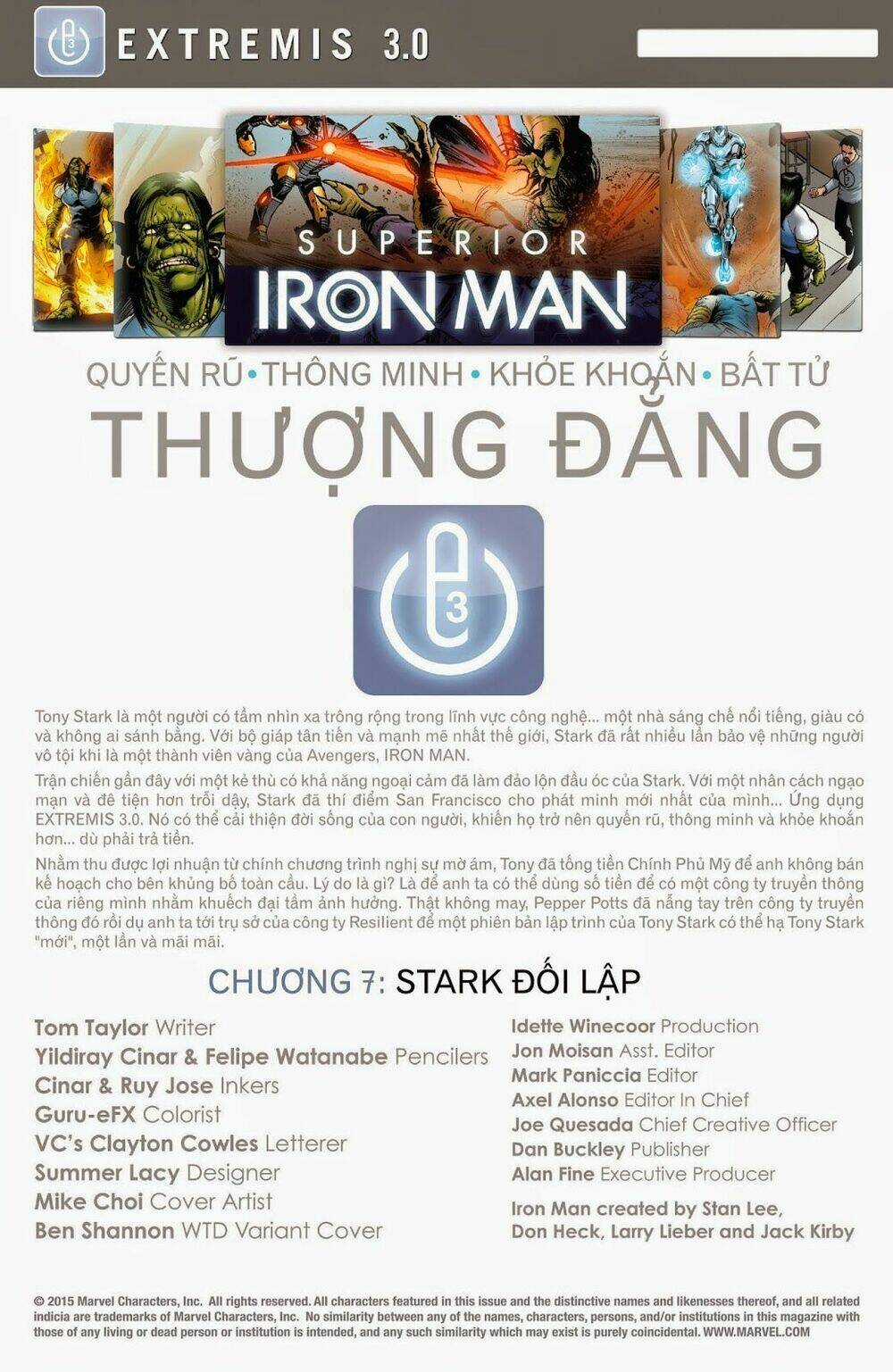 Superior Iron Man Chapter 7 trang 1