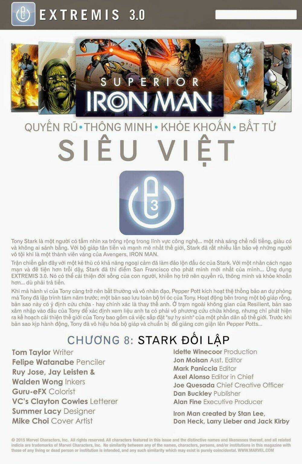 Superior Iron Man Chapter 8 trang 1