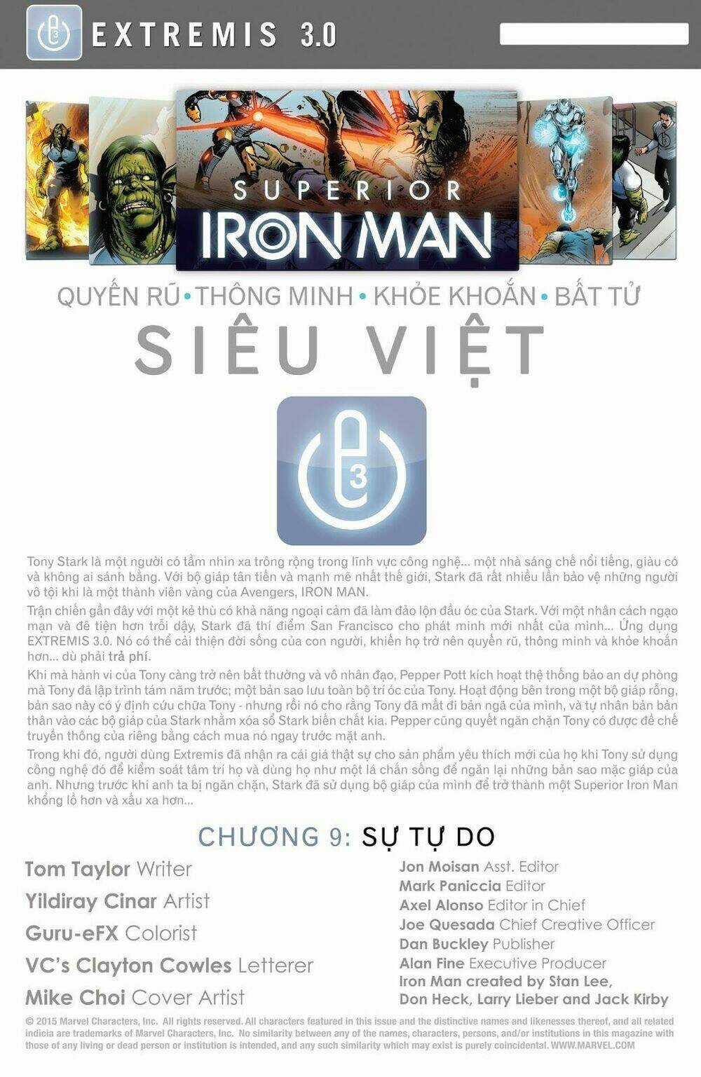 Superior Iron Man Chapter 9 trang 1