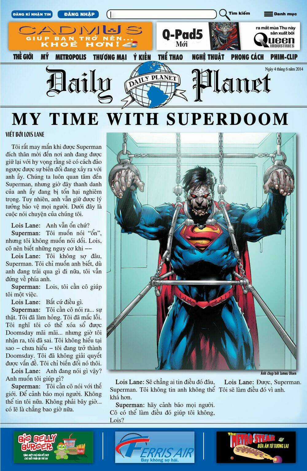 Superman: Doomed Chapter 6 trang 1