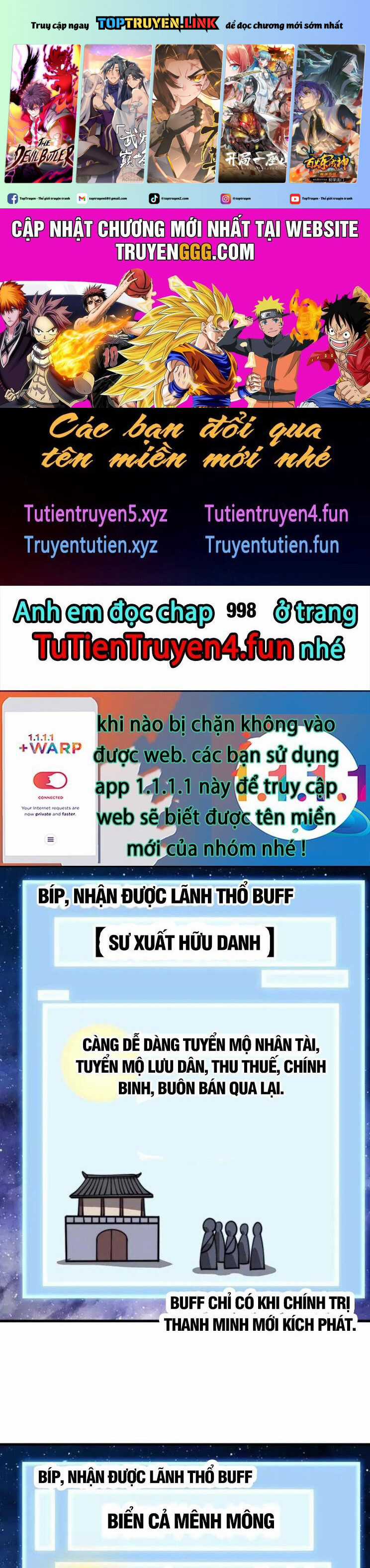 Ta Có Một Sơn Trại Chapter 997 trang 1