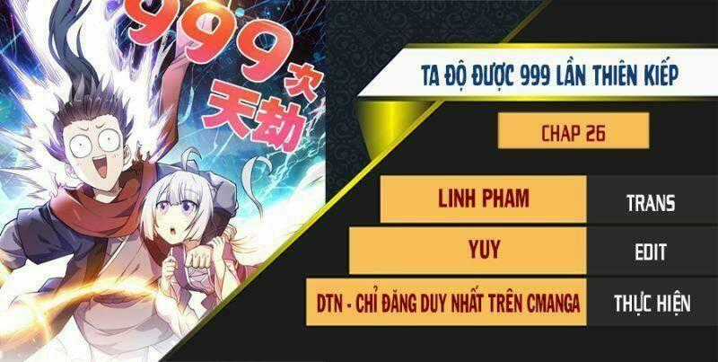 Ta Độ 999 Lần Thiên Kiếp Chapter 26 trang 0