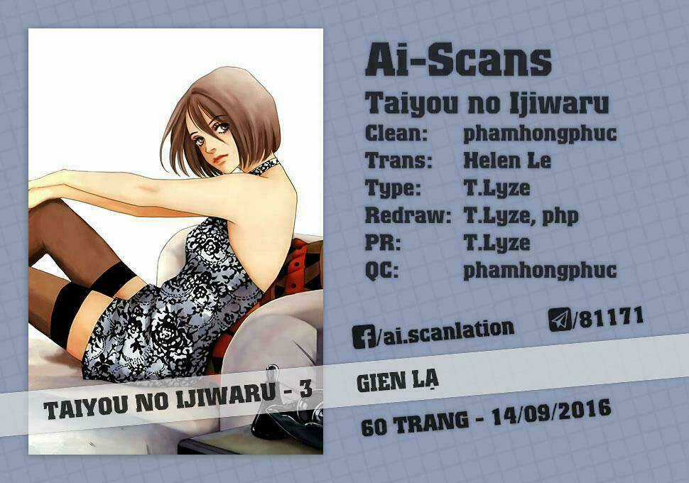 Taiyou No Ijiwaru Chapter 3 trang 0