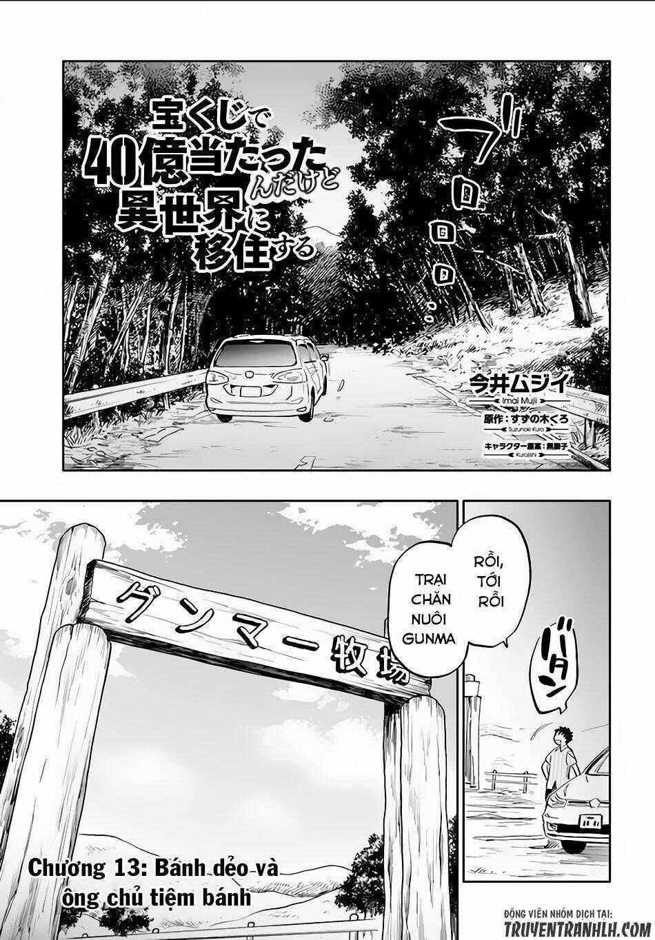 Takarakuji De 40-Oku Atattandakedo Isekai Ni Ijuu Suru Chapter 13 trang 1