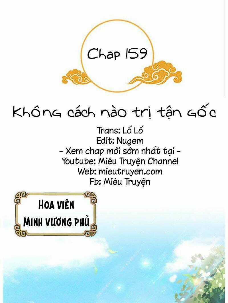 Tận Diệt Vương Gia Mãn Triều Chapter 159 trang 0