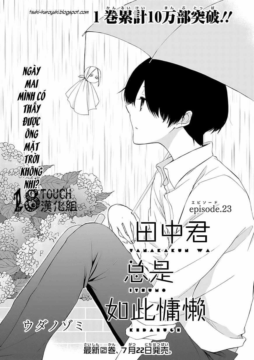 Tanaka-Kun Wa Itsumo Kedaruge Chapter 23 trang 1