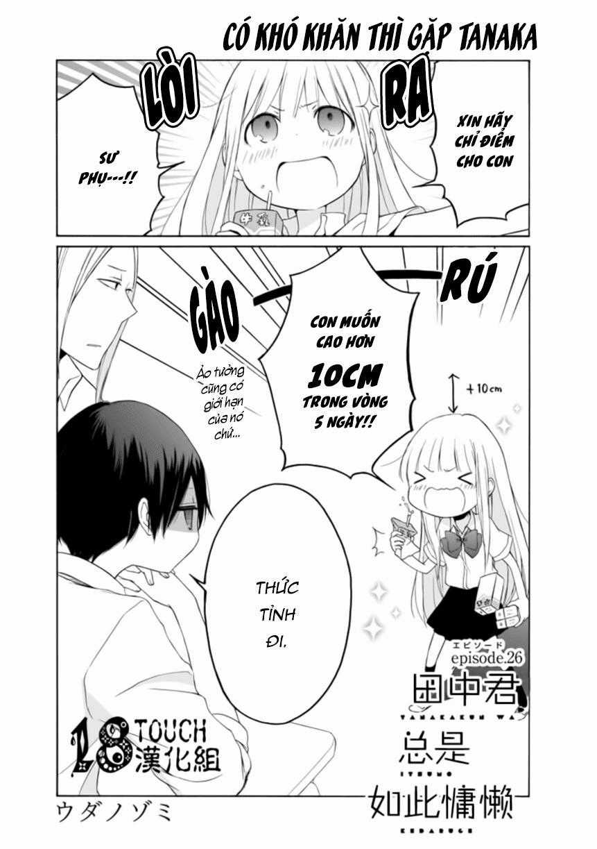 Tanaka-Kun Wa Itsumo Kedaruge Chapter 26 trang 1