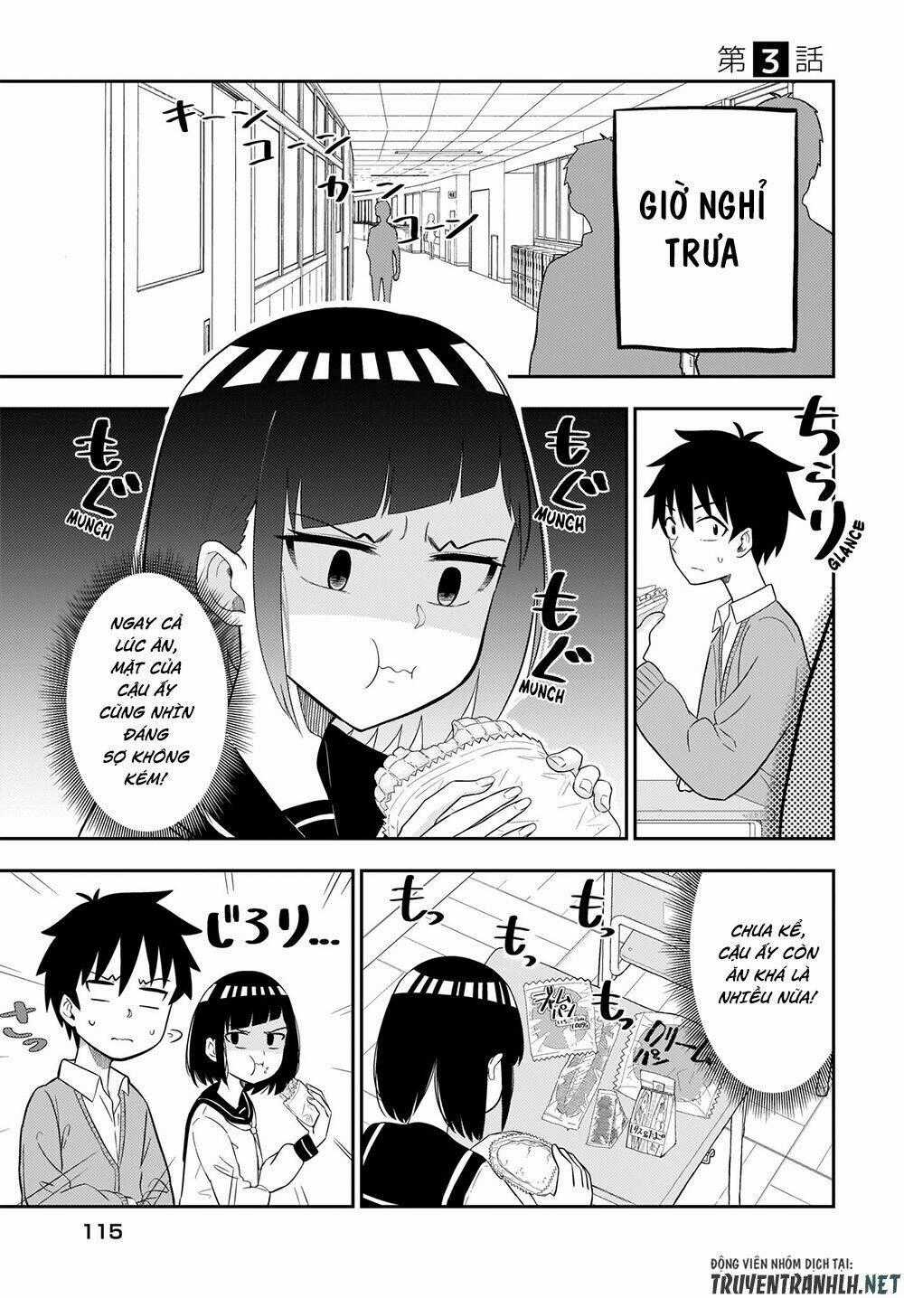 Tanaka-San Trong Lớp Tôi Thật Sự Là Siêu Đáng Sợ Chapter 3 trang 1