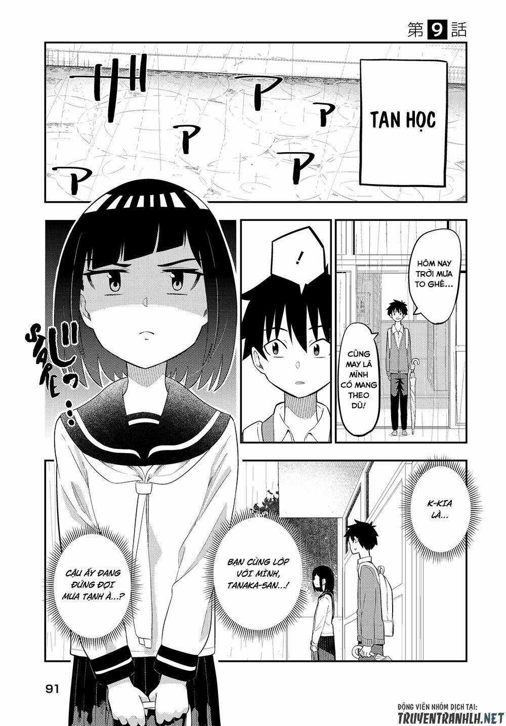 Tanaka-San Trong Lớp Tôi Thật Sự Là Siêu Đáng Sợ Chapter 9 trang 1