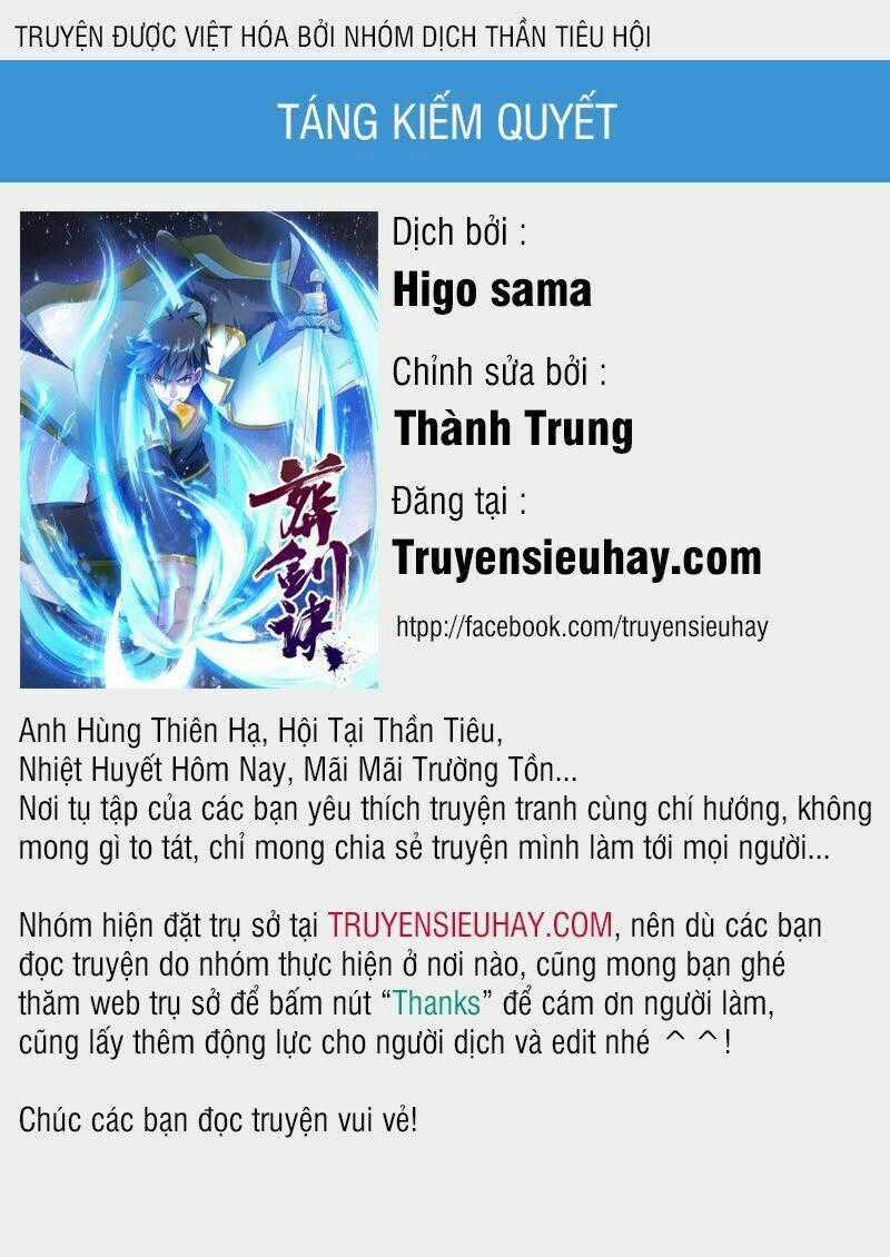 Táng Kiếm Quyết Chapter 18 trang 0