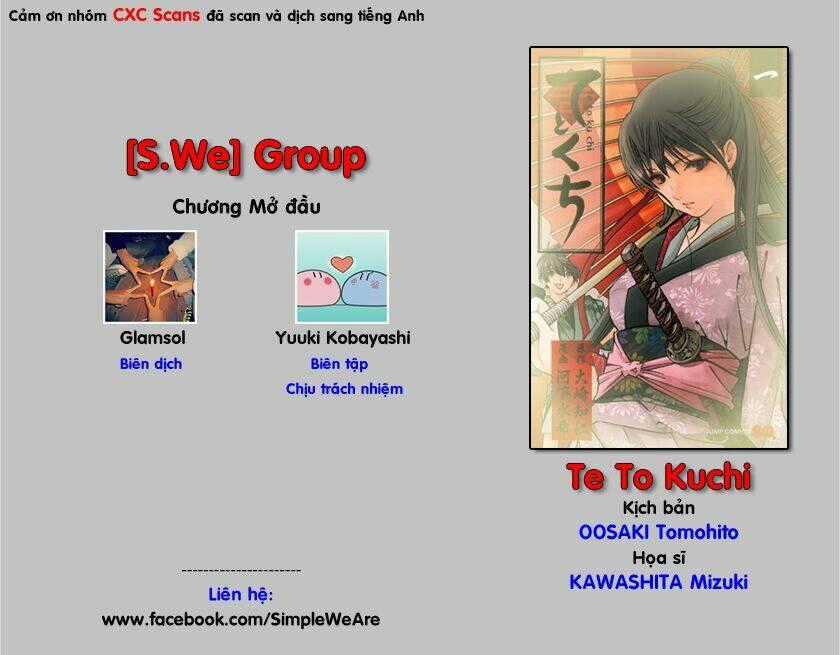 Te To Kuchi Chapter 0 trang 1