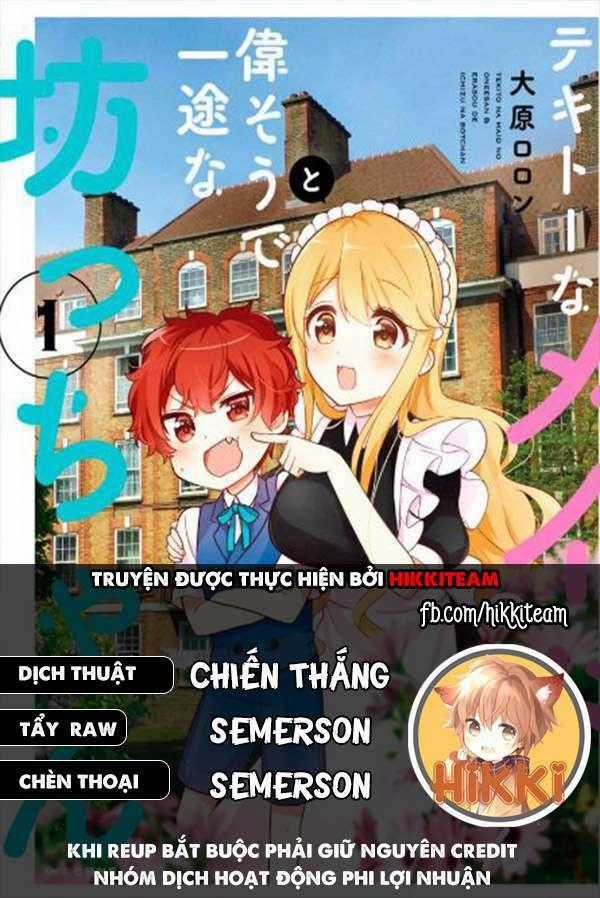 Tekito Na Maid No Oneesan & Erasou De Ichizu Na Botchan Chapter 16 trang 0