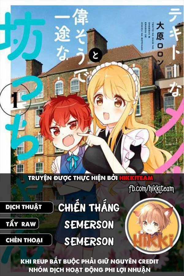 Tekito Na Maid No Oneesan & Erasou De Ichizu Na Botchan Chapter 17 trang 0