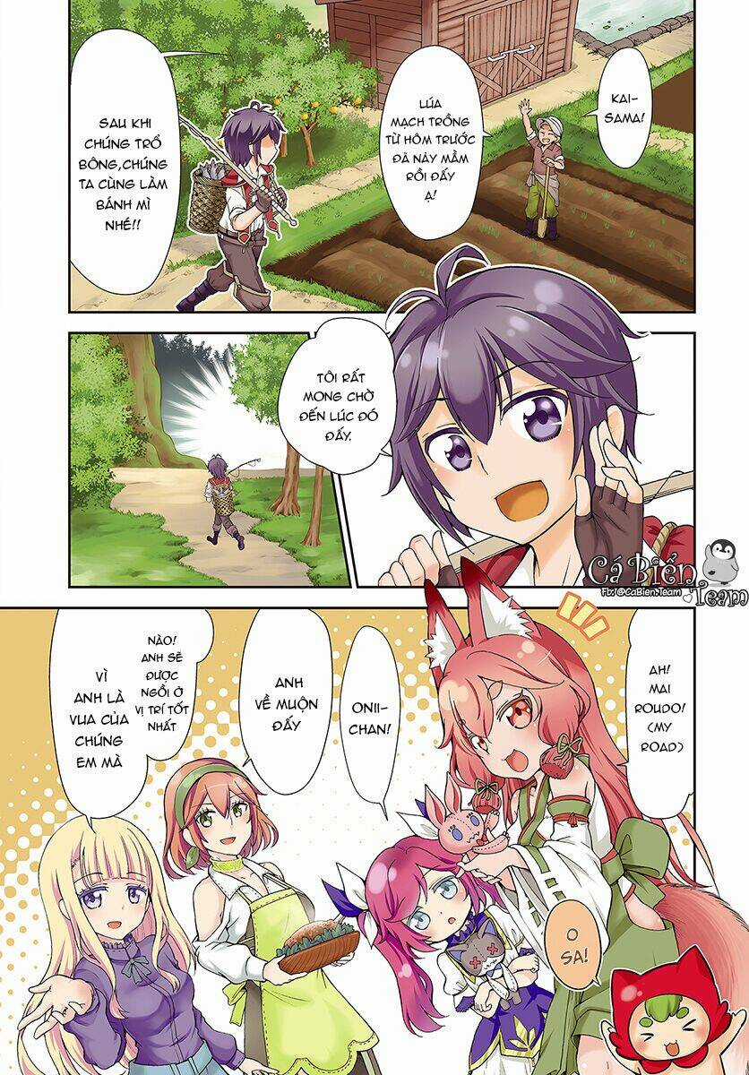 Tenohira Kaitaku Mura De Isekai Kenkokuki: Fueteku Yome-Tachi To Nonbiri Mujintou Life Chapter 1 trang 1