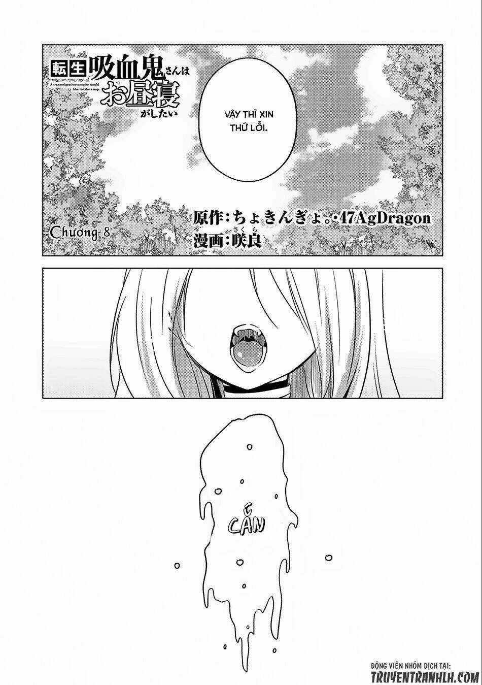 Tensei Kyuuketsukisan Wa Ohirune Ga Shitai Chapter 8 trang 0