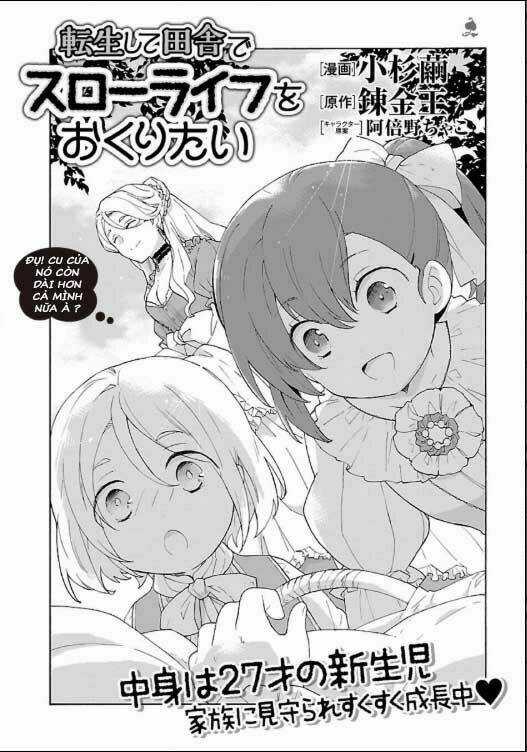 Tensei Shite Inaka De Slowlife Wo Okuritai Chapter 2 trang 1