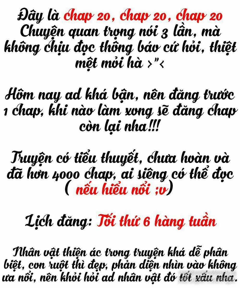 Thái Tử Phi Nhà Ta Thật Hung Hăng Chapter 20 trang 0