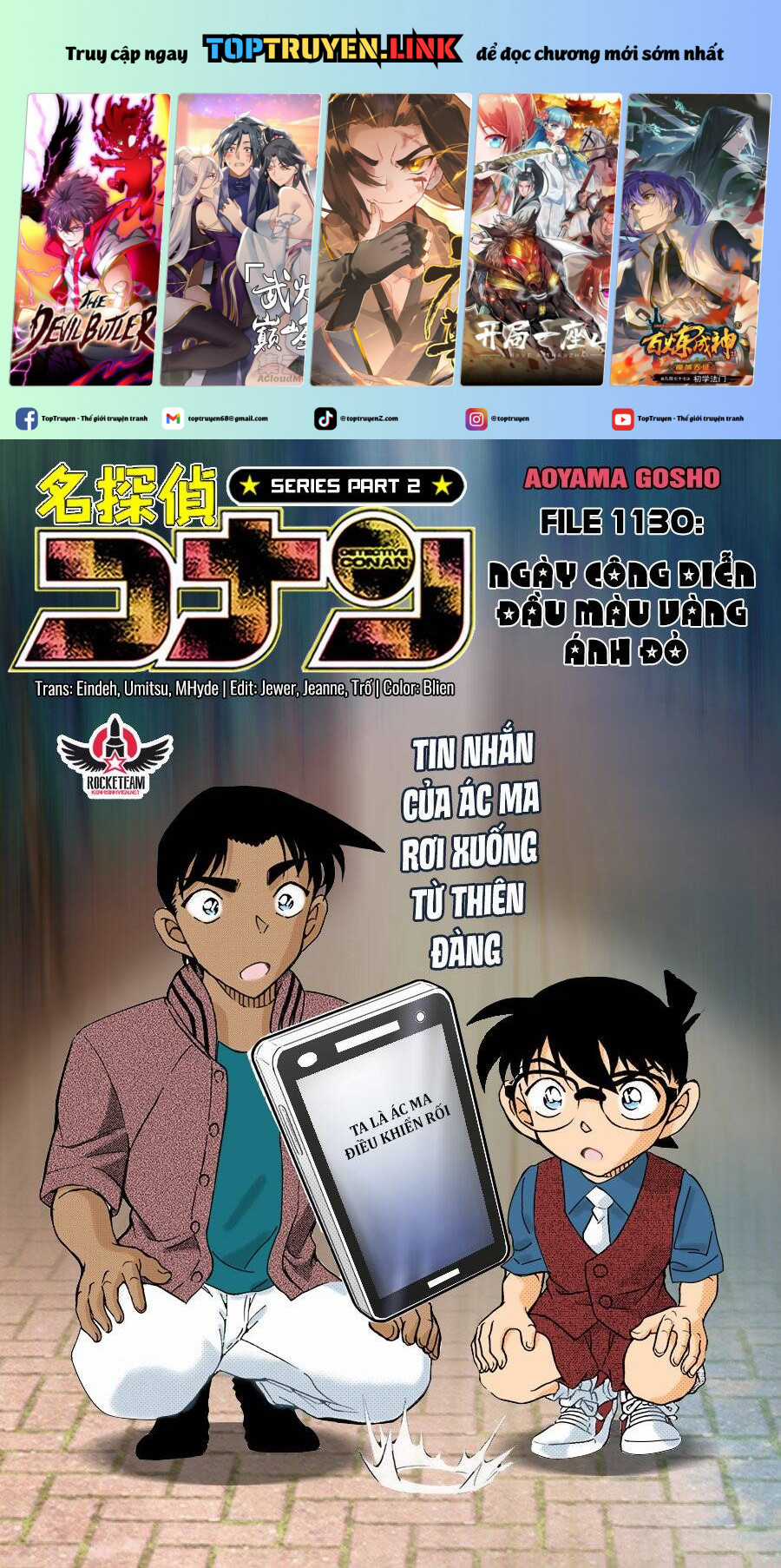 Thám Tử Conan Chapter 1130 trang 1