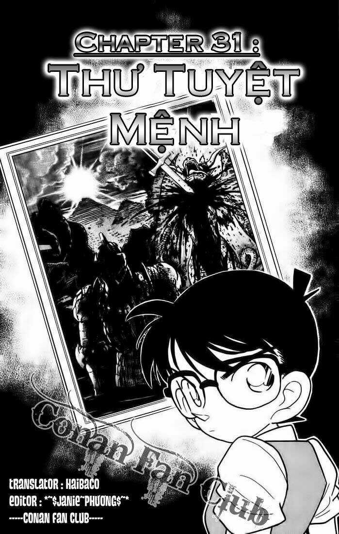 Thám Tử Conan Chapter 31 trang 0