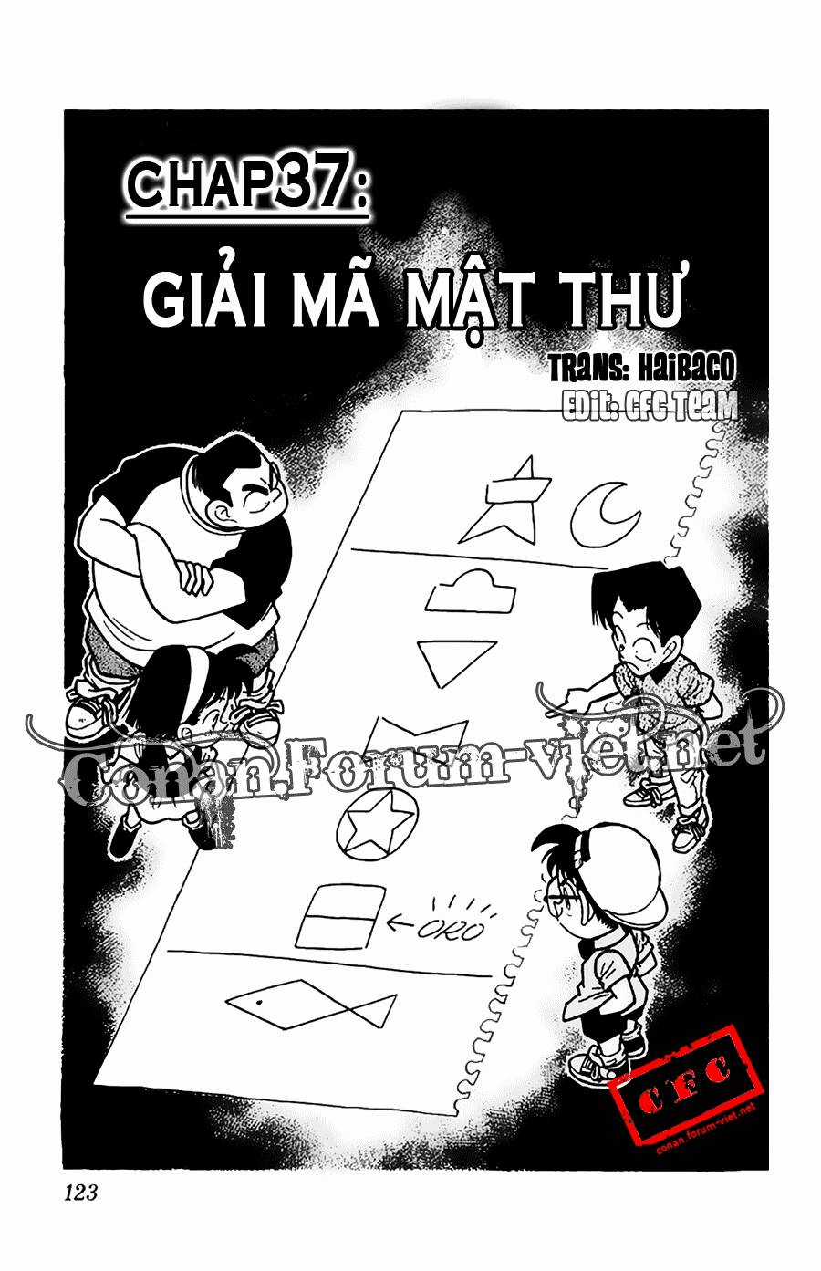 Thám Tử Conan Chapter 37 trang 0