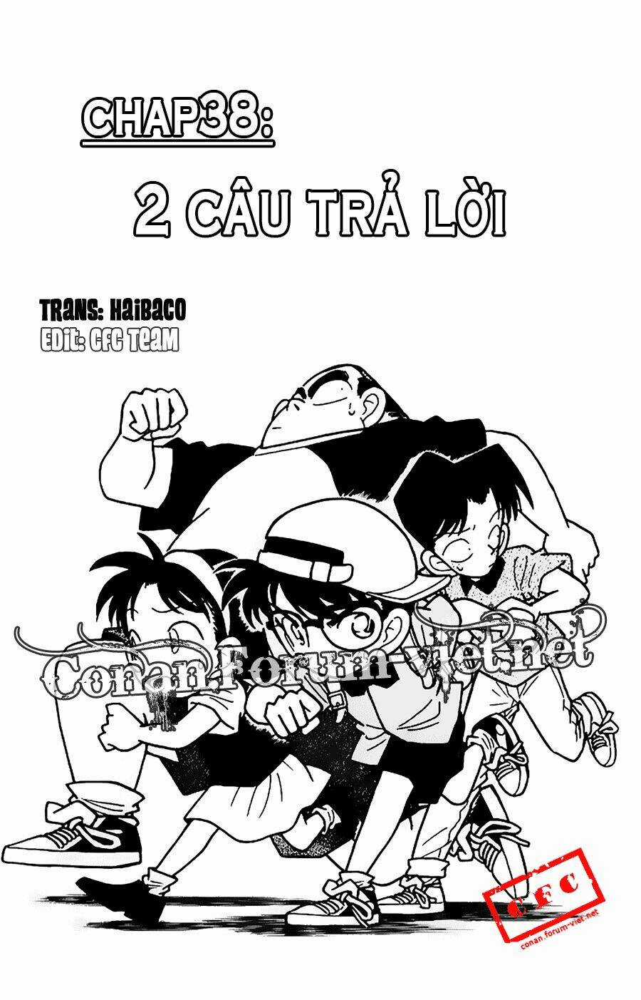 Thám Tử Conan Chapter 38 trang 0