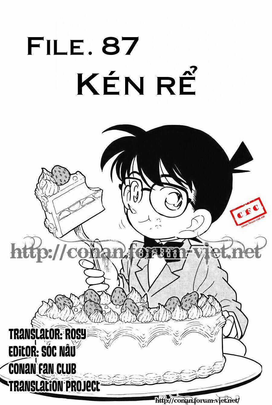 Thám Tử Conan Chapter 87 trang 0