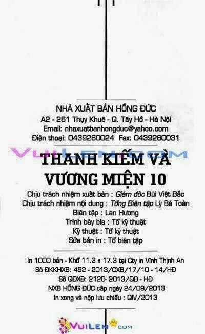 Thanh Kiếm Và Vương Miện Chapter 10 trang 1