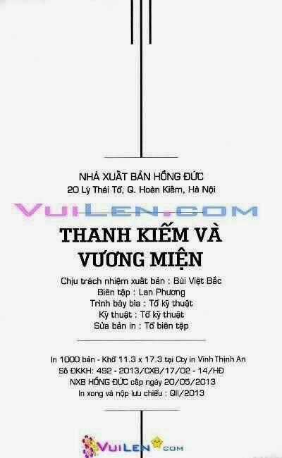 Thanh Kiếm Và Vương Miện Chapter 2 trang 1