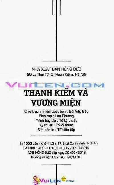 Thanh Kiếm Và Vương Miện Chapter 3 trang 1