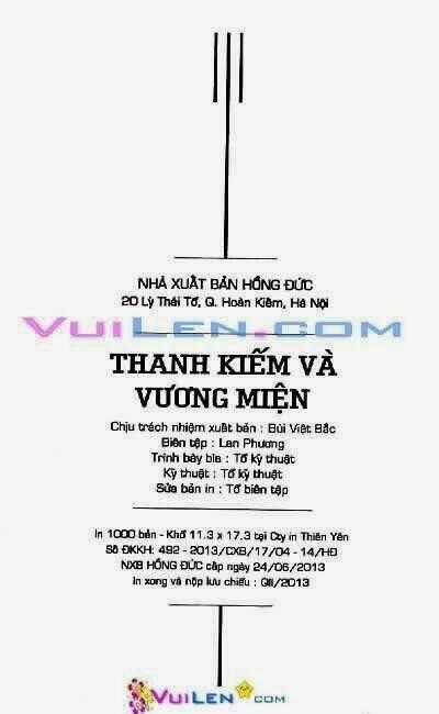 Thanh Kiếm Và Vương Miện Chapter 4 trang 1