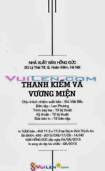 Thanh Kiếm Và Vương Miện Chapter 5 trang 1