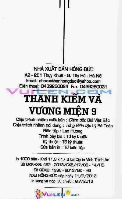 Thanh Kiếm Và Vương Miện Chapter 9 trang 1