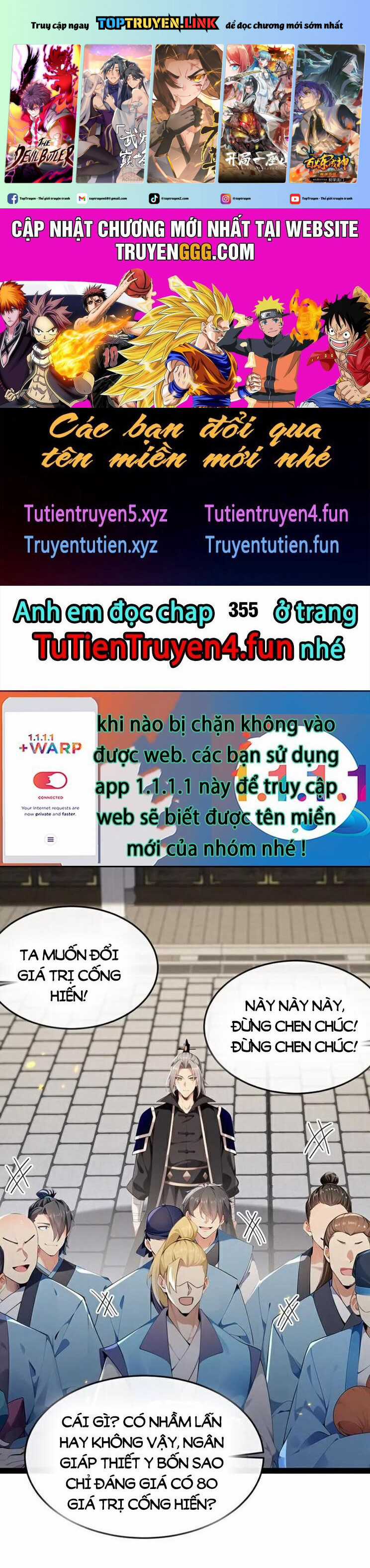 Thập Đại Đế Hoàng Đều Là Đệ Tử Của Ta Chapter 354 trang 1