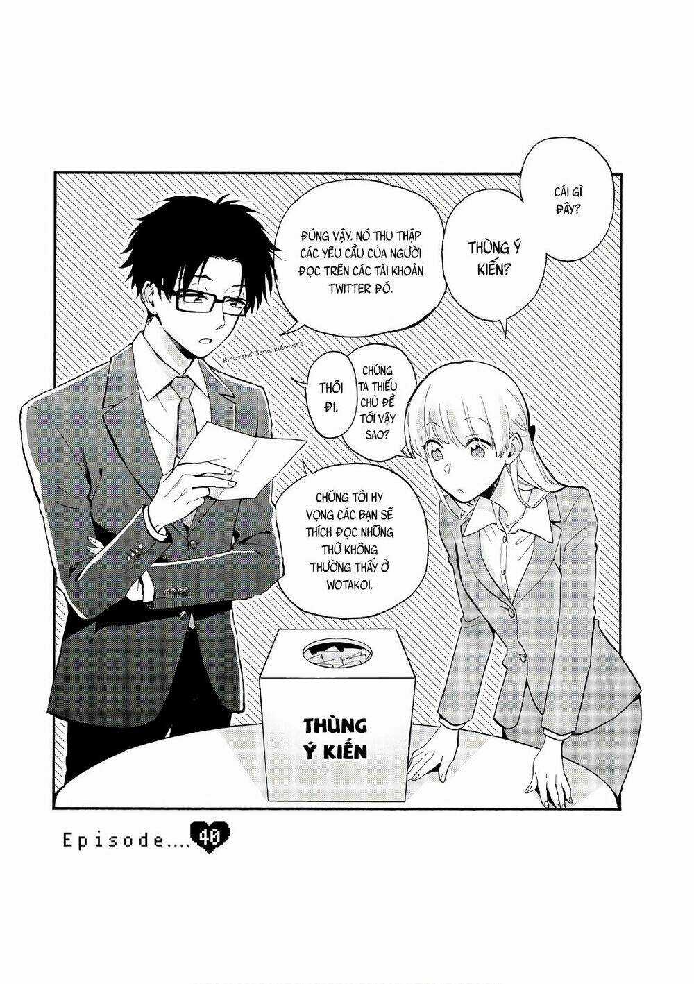 Thật Khó Để Yêu 1 Otaku Chapter 40 trang 1