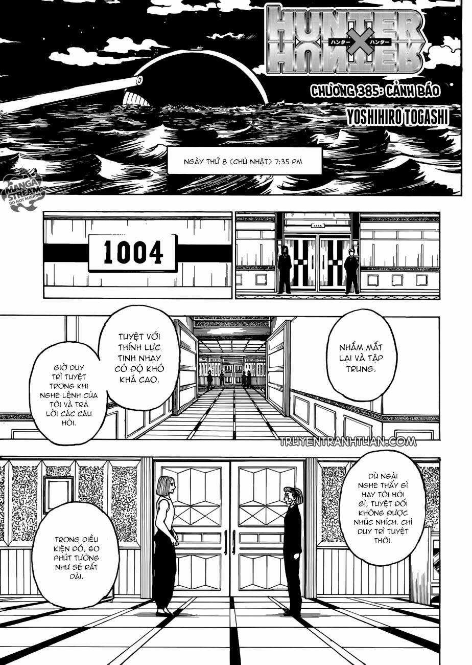 Thế Giới Thợ Săn Chapter 385 trang 1