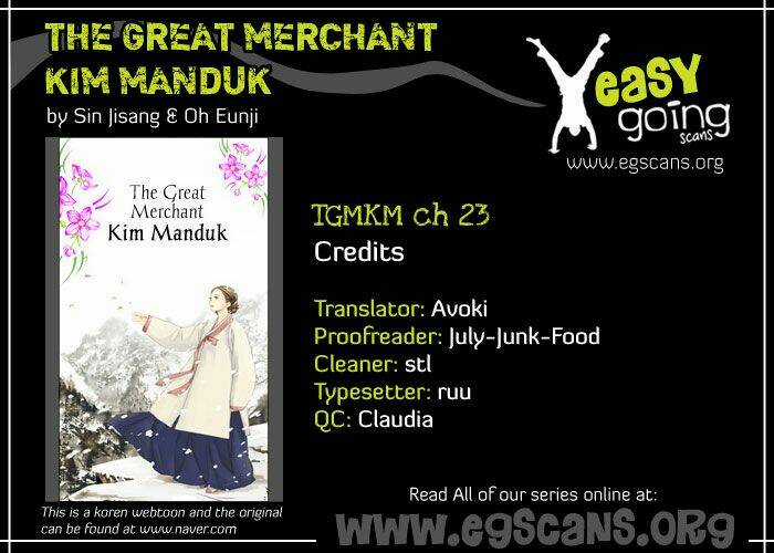 The Great Merchant Kim Manduk Chapter 23 trang 0