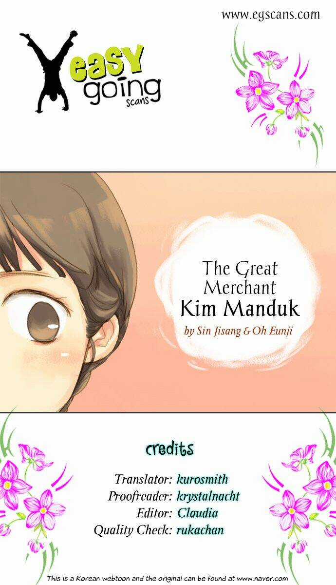 The Great Merchant Kim Manduk Chapter 3 trang 0