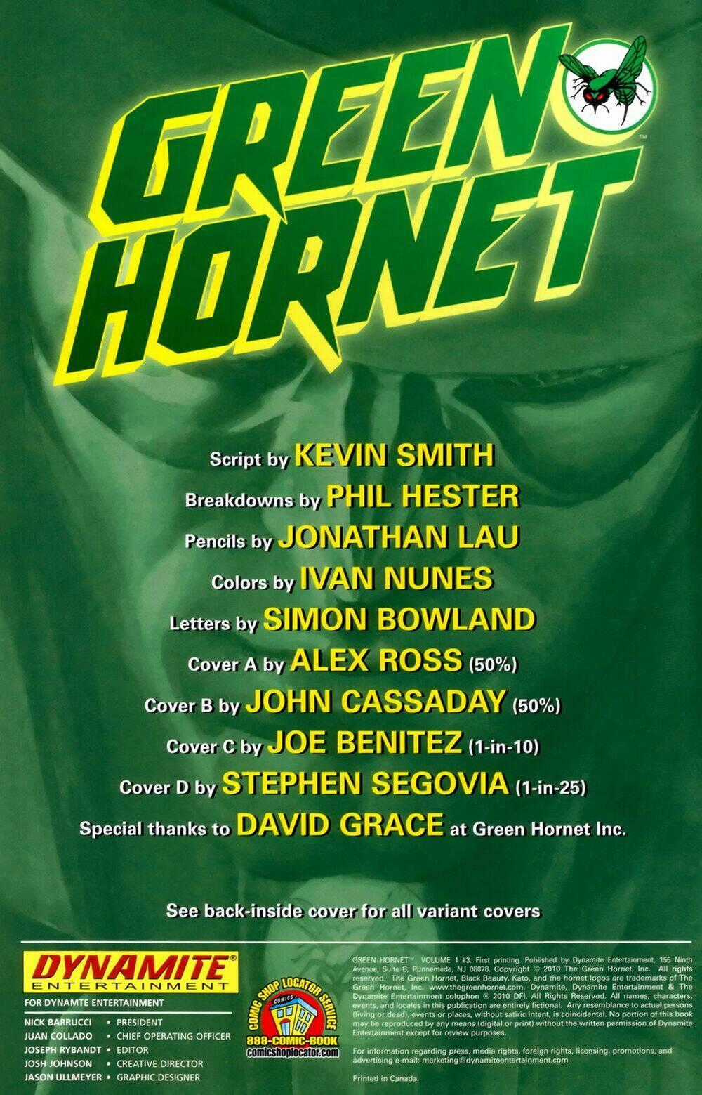 The Green Hornet Chapter 3 trang 1