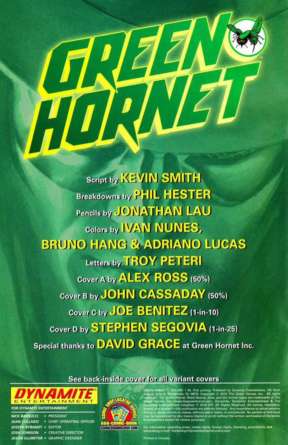 The Green Hornet Chapter 4 trang 1