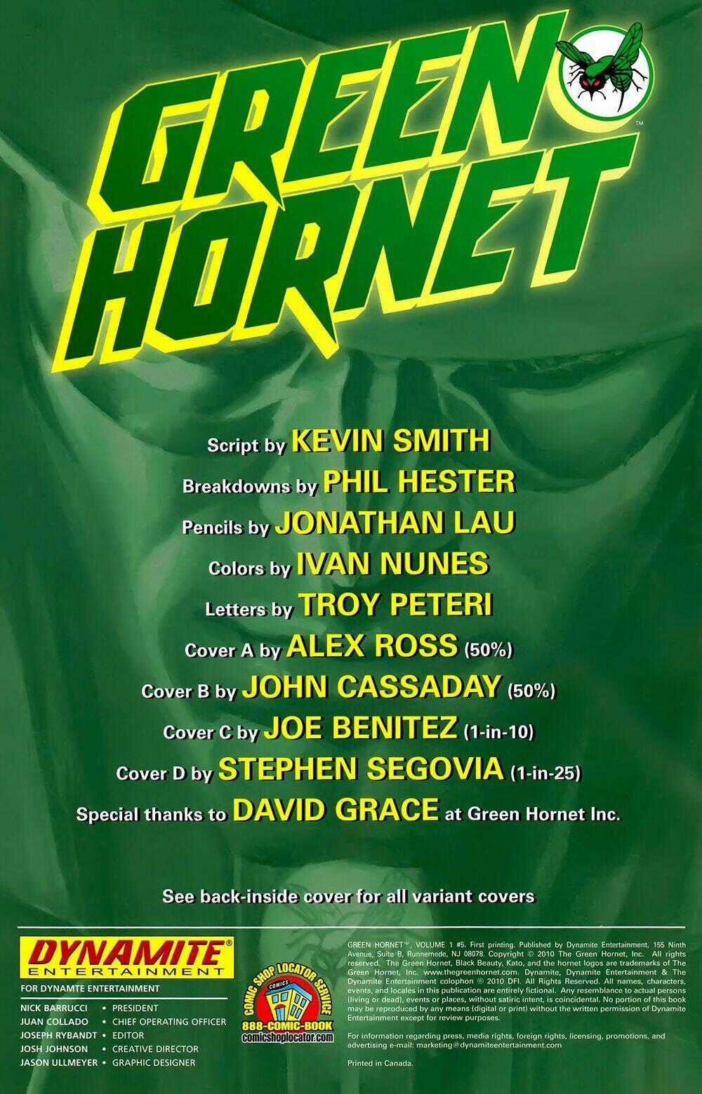 The Green Hornet Chapter 5 trang 1