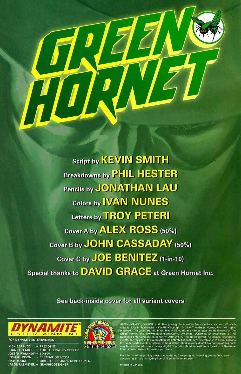 The Green Hornet Chapter 8 trang 1