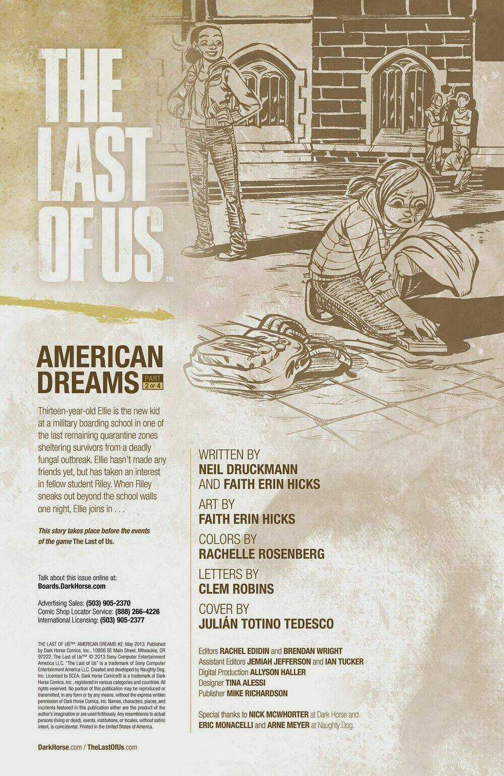 The Last Of Us: American Dreams Chapter 2 trang 1